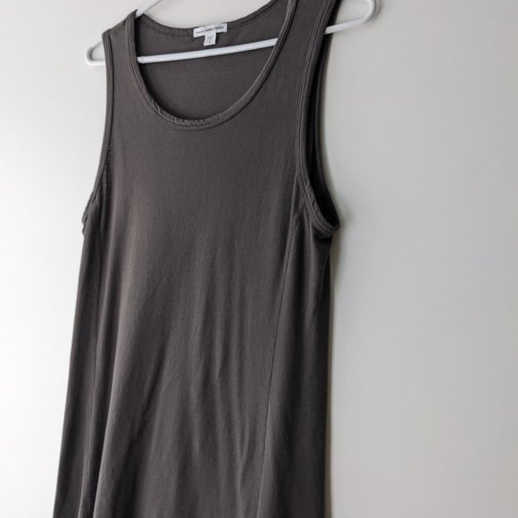 James Perse Sleeveless Tank Mini Swing Dress Grey Size Medium - Picture 6 of 13